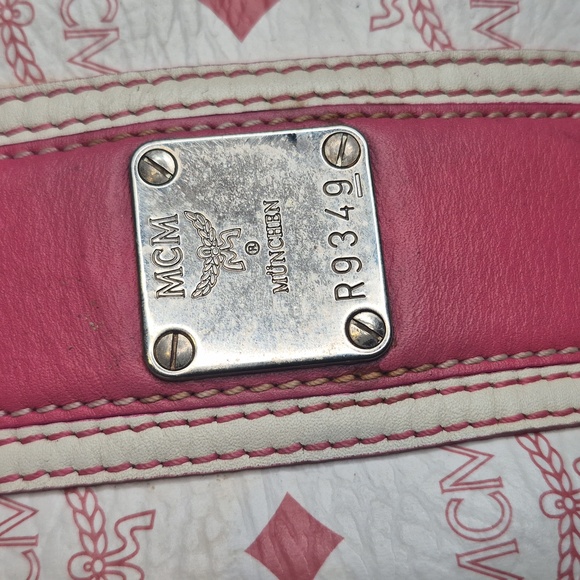 MCM Pink & White Tote Bag - Picture 6 of 17